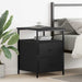 Dulap de noapte Stejar Negru 34 x 35,5 x 50 cm Lemn compozit - WALTI WALTI