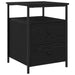 Dulap de noapte Stejar Negru 34 x 35,5 x 50 cm Lemn compozit - WALTI WALTI