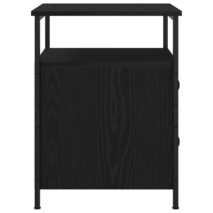 Dulap de noapte Stejar Negru 34 x 35,5 x 50 cm Lemn compozit - WALTI WALTI