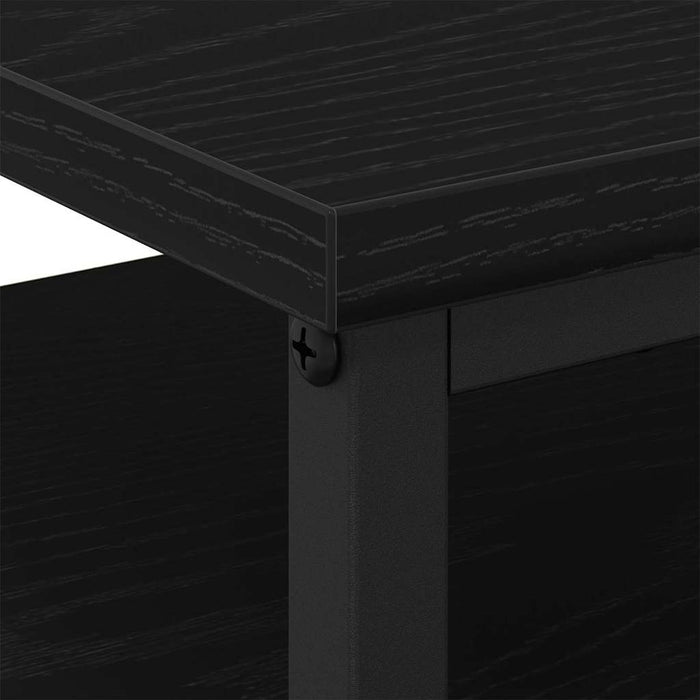 Dulap de noapte cu sertar 2 pcs Stejar Negru 34 x 35,5 x 50 cm - WALTI WALTI