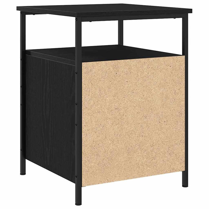 Dulap de noapte cu sertar 2 pcs Stejar Negru 34 x 35,5 x 50 cm - WALTI WALTI