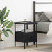 Dulap de noapte Stejar Negru 34 x 36 x 50 cm Lemn compozit - WALTI WALTI