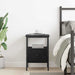 Dulap de noapte Stejar Negru 34 x 36 x 50 cm Lemn compozit - WALTI WALTI