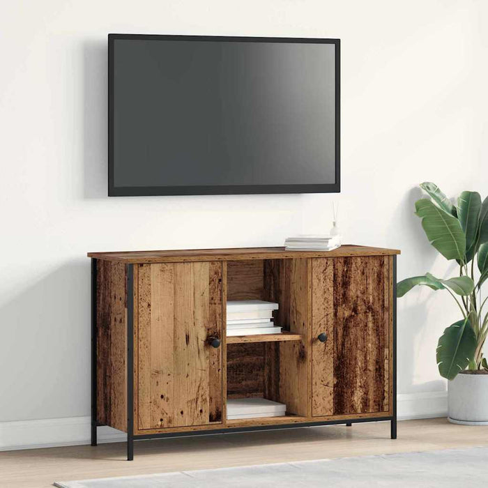 Set comodă TV Lemn Vechi 101 x 35 x 65 cm Lemn compozit - WALTI WALTI