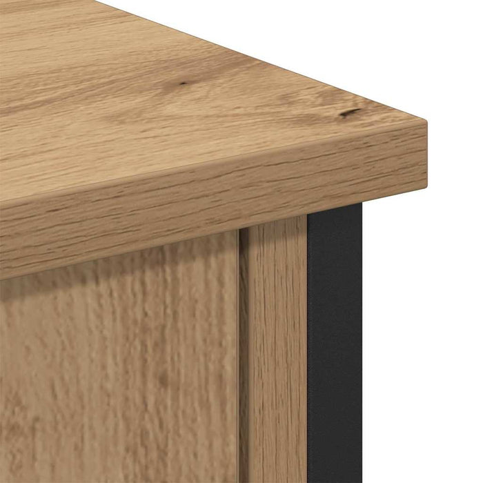 Cabinet TV stejar artizanal 101 x 35 x 65 cm Lemn compozit - WALTI WALTI