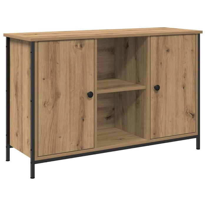 Cabinet TV stejar artizanal 101 x 35 x 65 cm Lemn compozit - WALTI WALTI