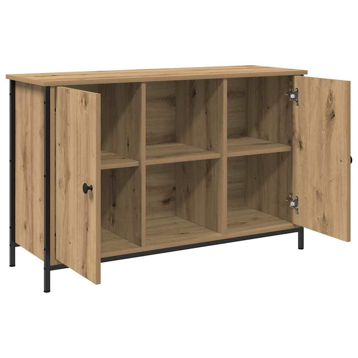 Cabinet TV stejar artizanal 101 x 35 x 65 cm Lemn compozit - WALTI WALTI