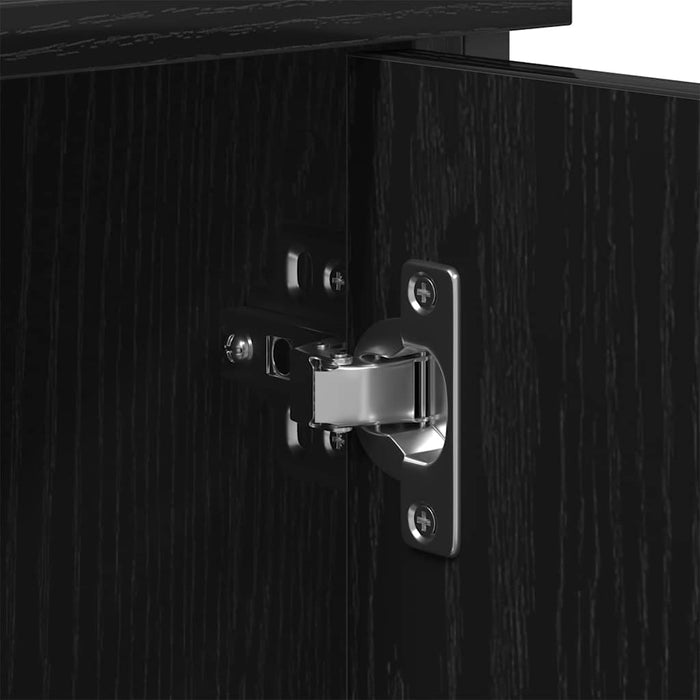 Cabinet TV Stejar negru 101 x 35 x 65 cm Lemn compozit - WALTI WALTI