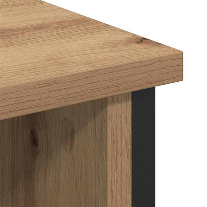 Cabinet TV stejar artizanal 100 x 35 x 45 cm Lemn compozit - WALTI WALTI