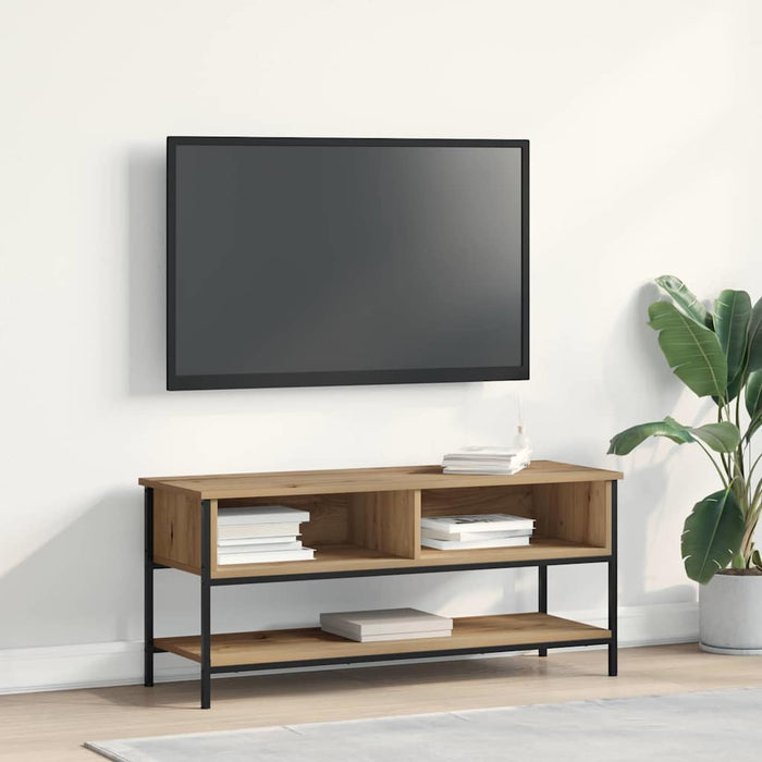Cabinet TV stejar artizanal 100 x 35 x 45 cm Lemn compozit - WALTI WALTI