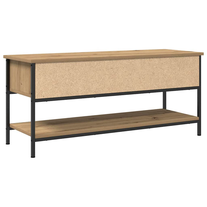 Cabinet TV stejar artizanal 100 x 35 x 45 cm Lemn compozit - WALTI WALTI