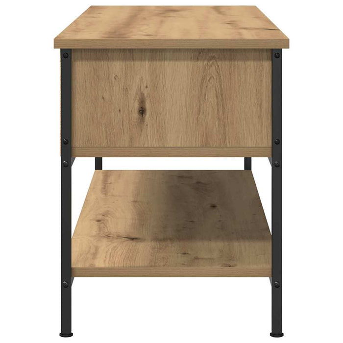 Cabinet TV stejar artizanal 100 x 35 x 45 cm Lemn compozit - WALTI WALTI