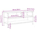 Cabinet TV stejar artizanal 100 x 35 x 45 cm Lemn compozit - WALTI WALTI