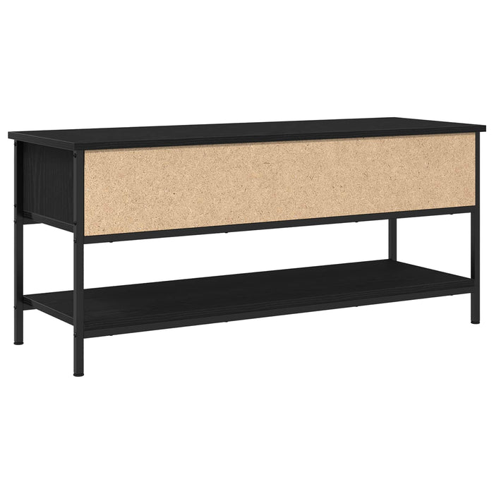 Set comodă TV Stejar Negru 100 x 35 x 45 cm Lemn compozit WALTI