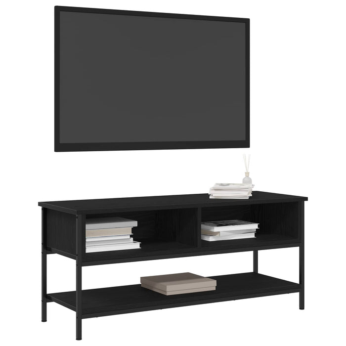 Set comodă TV Stejar Negru 100 x 35 x 45 cm Lemn compozit WALTI