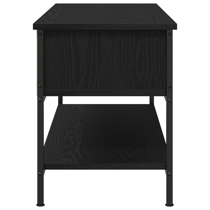 Set comodă TV Stejar Negru 100 x 35 x 45 cm Lemn compozit WALTI
