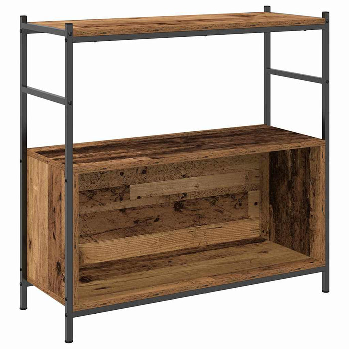 Raft pentru cărți Stejar afumat 80 x 30 x 78.5 cm Lemn compozit - WALTI WALTI