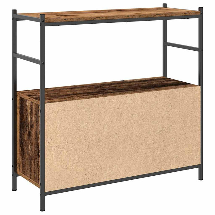 Raft pentru cărți Stejar afumat 80 x 30 x 78.5 cm Lemn compozit - WALTI WALTI