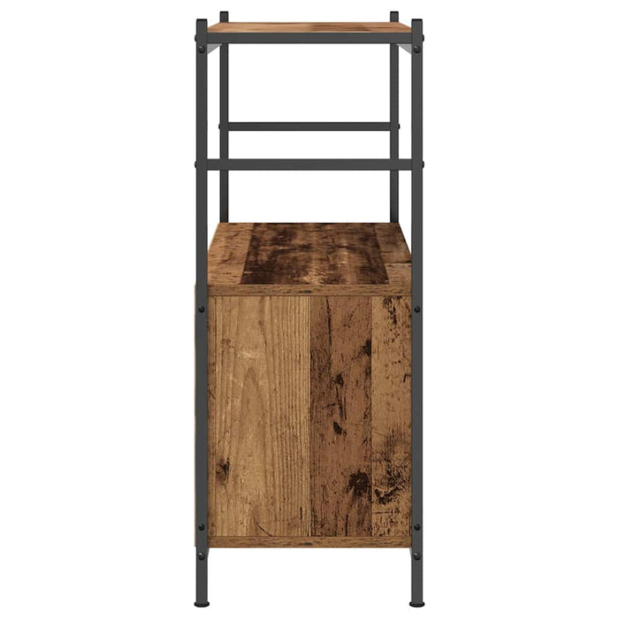Raft pentru cărți Stejar afumat 80 x 30 x 78.5 cm Lemn compozit - WALTI WALTI