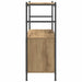 Raft pentru cărți stejar artizanal 80 x 30 x 78.5 cm - WALTI WALTI