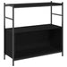 Raft pentru cărți Stejar negru 80 x 30 x 78.5 cm Lemn compozit - WALTI WALTI