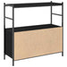 Raft pentru cărți Stejar negru 80 x 30 x 78.5 cm Lemn compozit - WALTI WALTI