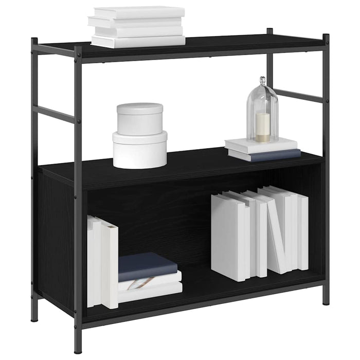 Raft pentru cărți Stejar negru 80 x 30 x 78.5 cm Lemn compozit - WALTI WALTI