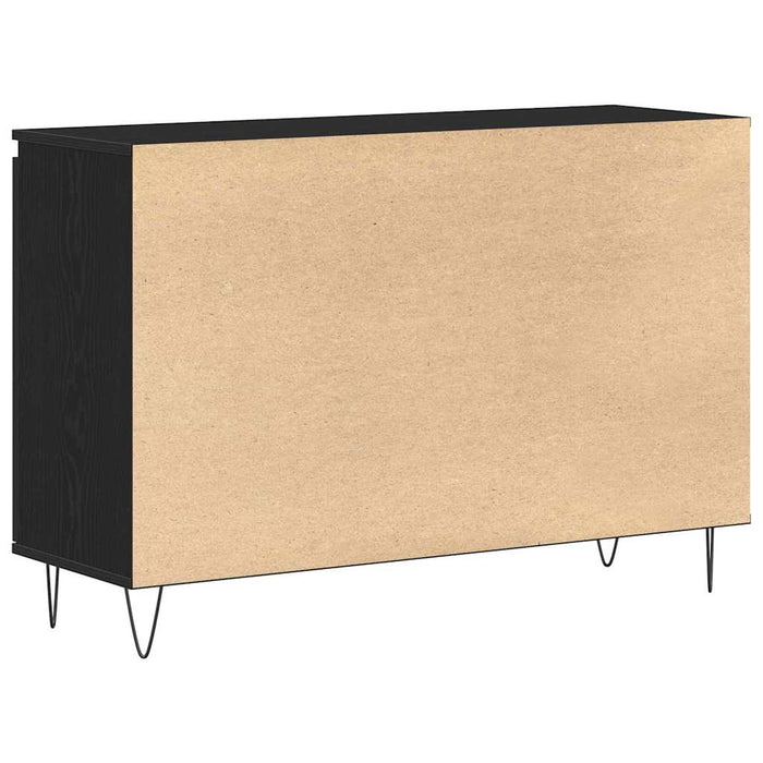 Bufet cu sertar Stejar negru 101.5 x 35 x 70 cm Lemn compozit - WALTI WALTI