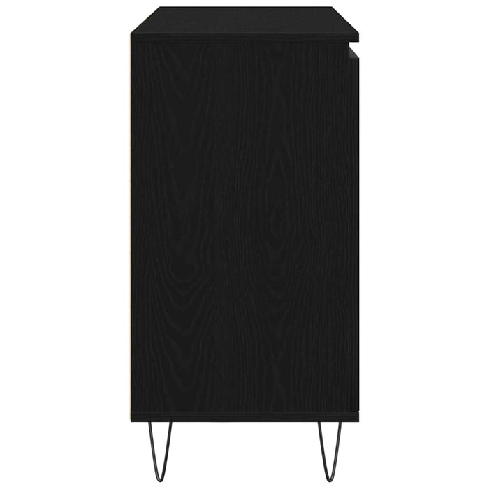 Bufet cu sertar Stejar negru 101.5 x 35 x 70 cm Lemn compozit - WALTI WALTI