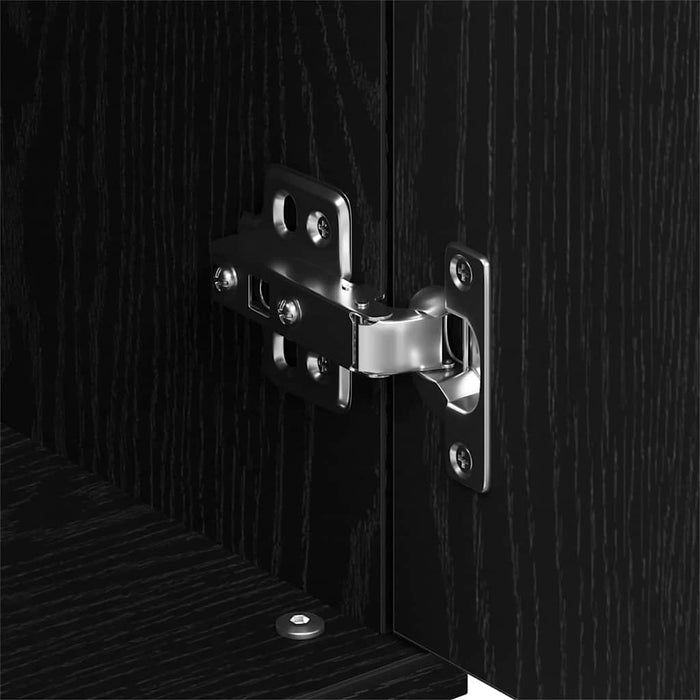 Bufet cu sertar Stejar negru 101.5 x 35 x 70 cm Lemn compozit - WALTI WALTI