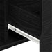 Bufet cu sertar Stejar negru 101.5 x 35 x 70 cm Lemn compozit - WALTI WALTI