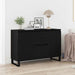 Bufet cu sertar Stejar negru 101.5 x 35 x 70 cm Lemn compozit - WALTI WALTI