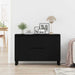 Bufet cu sertar Stejar negru 101.5 x 35 x 70 cm Lemn compozit - WALTI WALTI