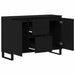 Bufet cu sertar Stejar negru 101.5 x 35 x 70 cm Lemn compozit - WALTI WALTI