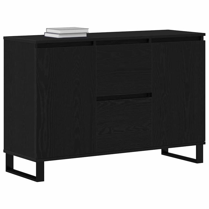 Bufet cu sertar Stejar negru 101.5 x 35 x 70 cm Lemn compozit - WALTI WALTI