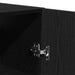 Dulap de perete Stejar negru 60 x 31 x 70 cm Lemn compozit - WALTI WALTI
