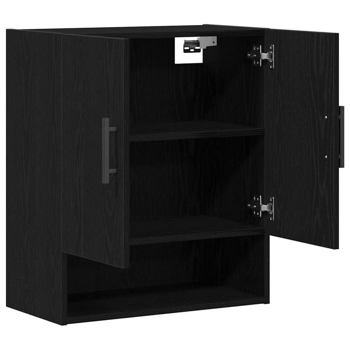 Dulap de perete Stejar negru 60 x 31 x 70 cm Lemn compozit - WALTI WALTI