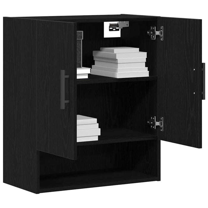 Dulap de perete Stejar negru 60 x 31 x 70 cm Lemn compozit - WALTI WALTI