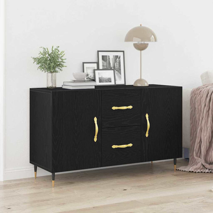 Bufet cu sertar Stejar negru 100 x 36 x 60 cm Lemn compozit - WALTI WALTI
