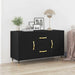Bufet cu sertar Stejar negru 100 x 36 x 60 cm Lemn compozit - WALTI WALTI