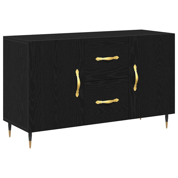 Bufet cu sertar Stejar negru 100 x 36 x 60 cm Lemn compozit - WALTI WALTI