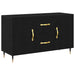 Bufet cu sertar Stejar negru 100 x 36 x 60 cm Lemn compozit - WALTI WALTI