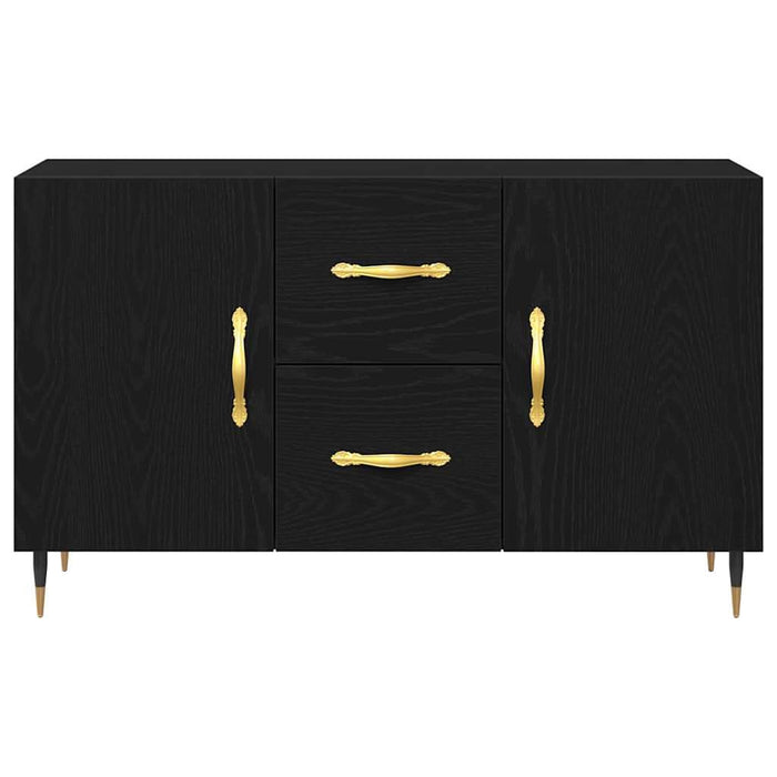 Bufet cu sertar Stejar negru 100 x 36 x 60 cm Lemn compozit - WALTI WALTI