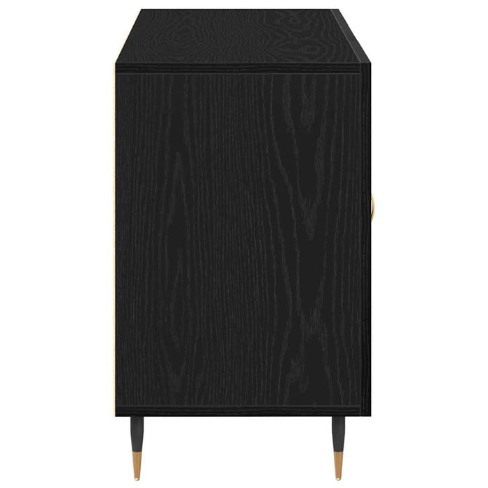 Bufet cu sertar Stejar negru 100 x 36 x 60 cm Lemn compozit - WALTI WALTI