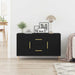 Bufet cu sertar Stejar negru 100 x 36 x 60 cm Lemn compozit - WALTI WALTI