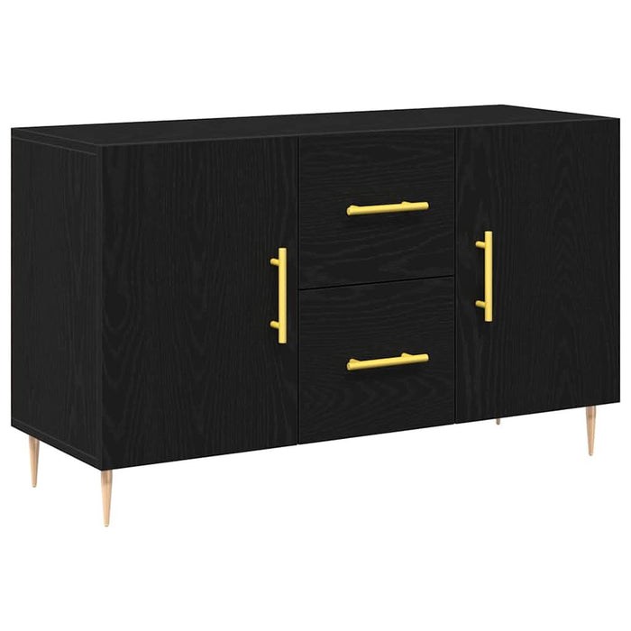 Bufet cu sertar Stejar negru 100 x 36 x 60 cm Lemn compozit - WALTI WALTI