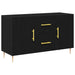 Bufet cu sertar Stejar negru 100 x 36 x 60 cm Lemn compozit - WALTI WALTI