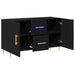 Bufet cu sertar Stejar negru 100 x 36 x 60 cm Lemn compozit - WALTI WALTI