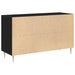 Bufet cu sertar Stejar negru 100 x 36 x 60 cm Lemn compozit - WALTI WALTI