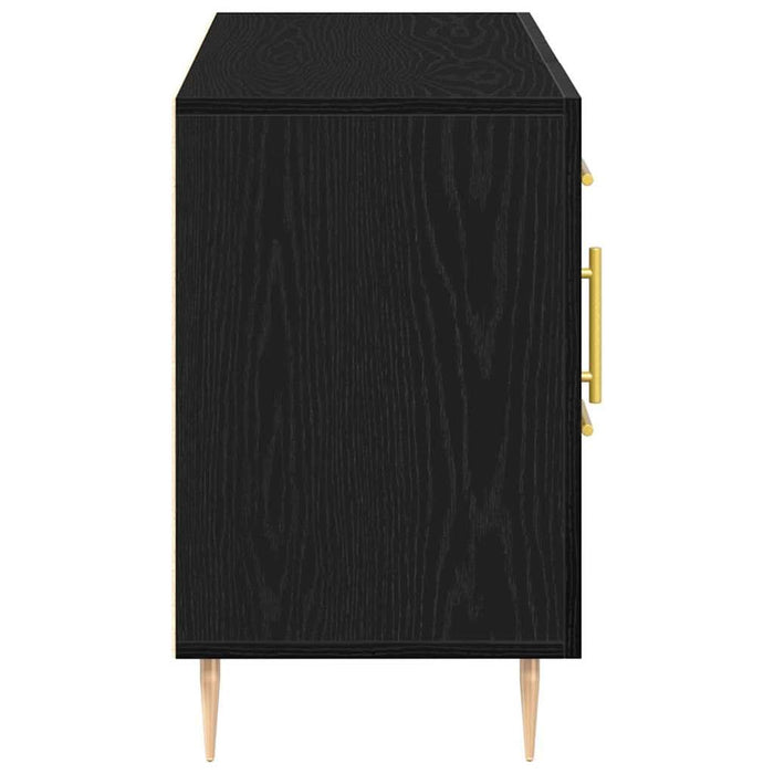 Bufet cu sertar Stejar negru 100 x 36 x 60 cm Lemn compozit - WALTI WALTI
